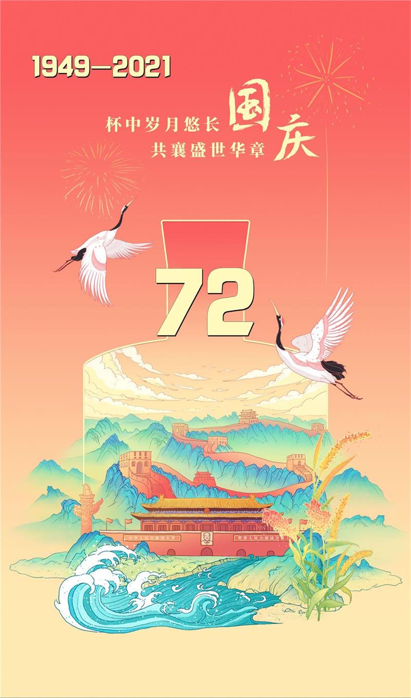 山河壮丽，岁月峥嵘，祝福我们的国家繁荣富强！